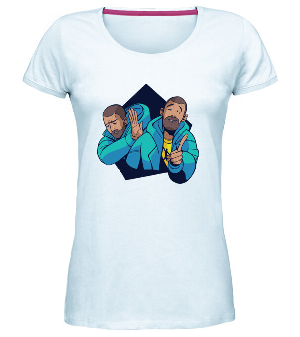  model  pe tricou