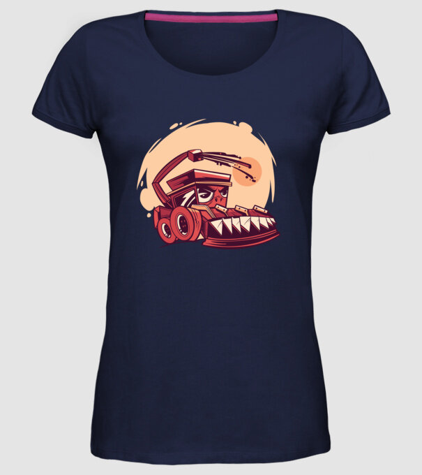 Secerătoare model albastru închis pe tricou
