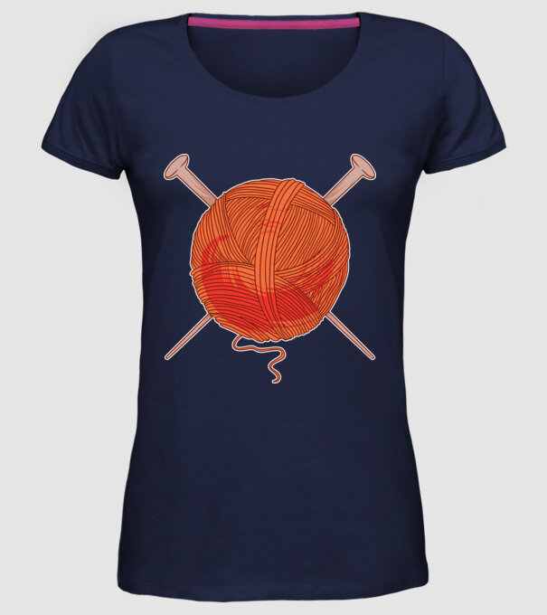 Ghem de fire model albastru închis pe tricou