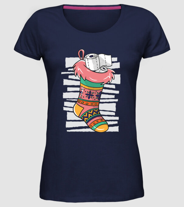 Christmas Gift 2020 model albastru închis pe tricou