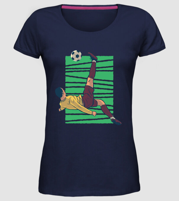 Fotbalist foarfecă model albastru închis pe tricou