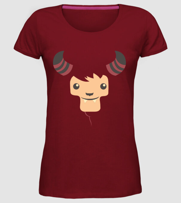 Goat Halloween model bordo pe tricou