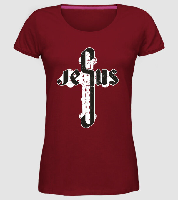 Iisus Cruce model bordo pe tricou
