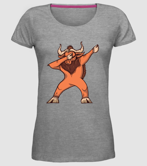 Bivol DAB model gri pe tricou