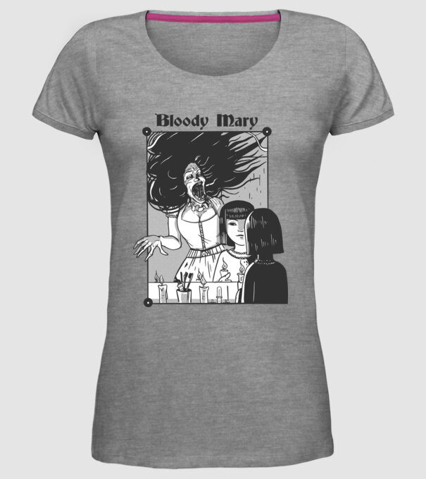 Bloody Mary model gri pe tricou