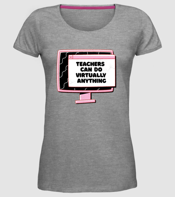 Home Office Pentru profesori model gri pe tricou