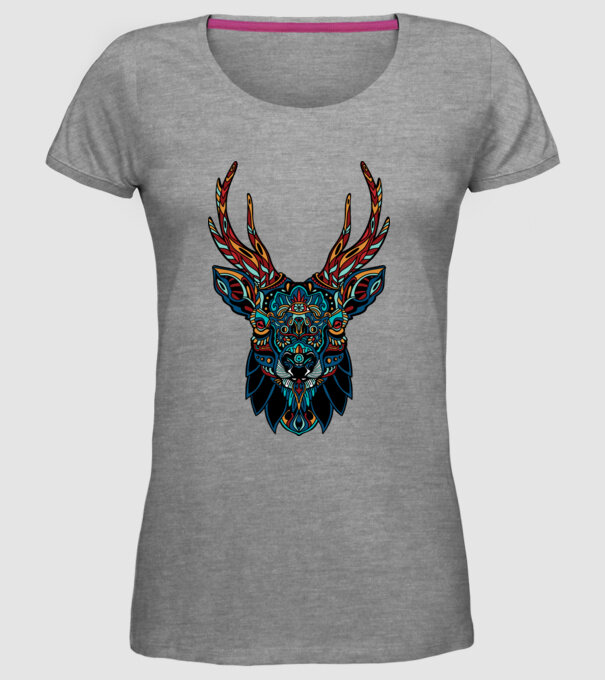 Elan model gri pe tricou