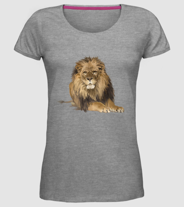 lion king model gri pe tricou