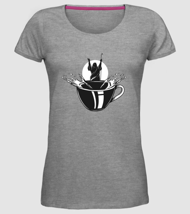 Moise cafea model gri pe tricou