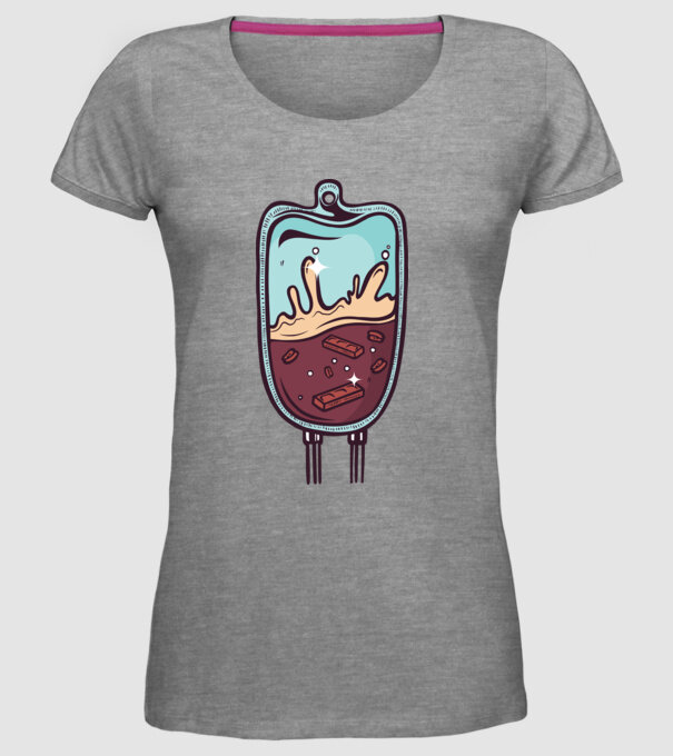 Porter Infuzie model gri pe tricou