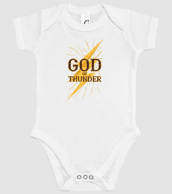 Zeul Fulgerului model alb pe tricou