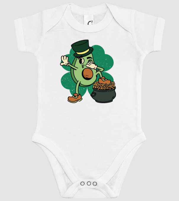 Avocado St. Patrick DAB model alb pe tricou