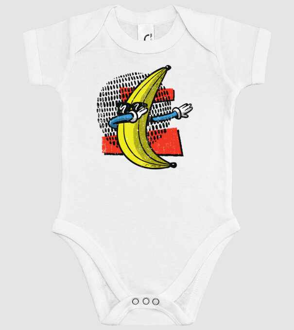 Banană DAB model alb pe tricou
