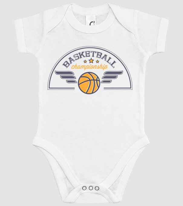 Basketball Championship model alb pe tricou