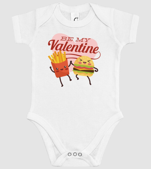 Be my Valentine - Fii dragostea mea tricou pentru Valentine s Day model alb pe tricou