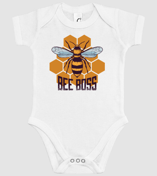 Bee Boss Șef Apicultor model alb pe tricou