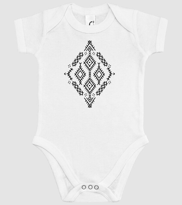 Berbere Symbol model alb pe tricou
