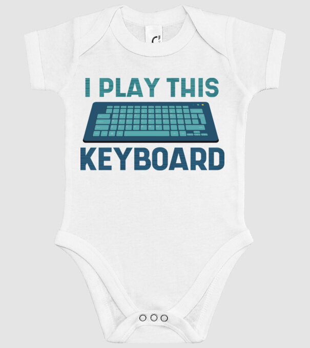 Tastatura Gamer model alb pe tricou