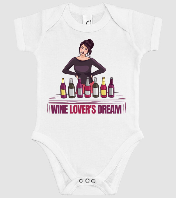 Degustare de vinuri model alb pe tricou