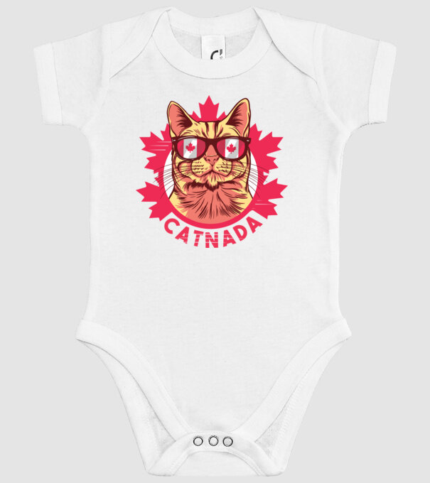 Catnada model alb pe tricou