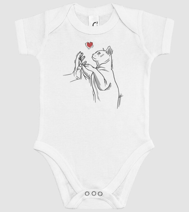 Prietenie Pisică Cal model alb pe tricou