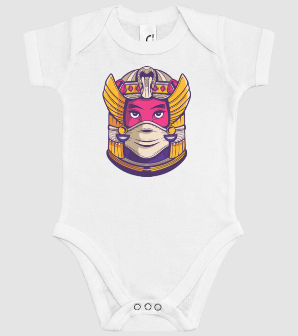 Cleopatra Mască model alb pe tricou