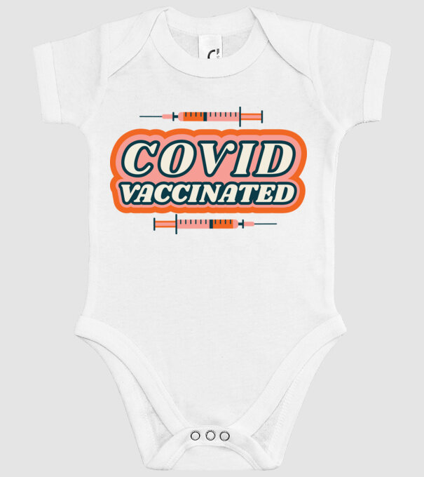 Vaccin Covid model alb pe tricou