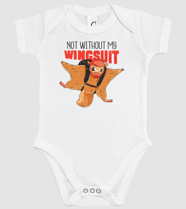 Veveriță cu parașută tricou amuzant model alb pe tricou