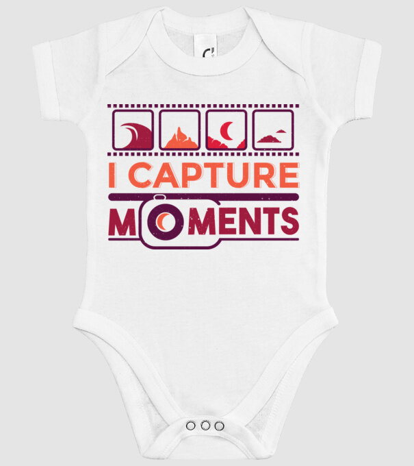Prind momentele - Fotograf model alb pe tricou