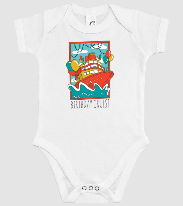 Croazieră model alb pe tricou