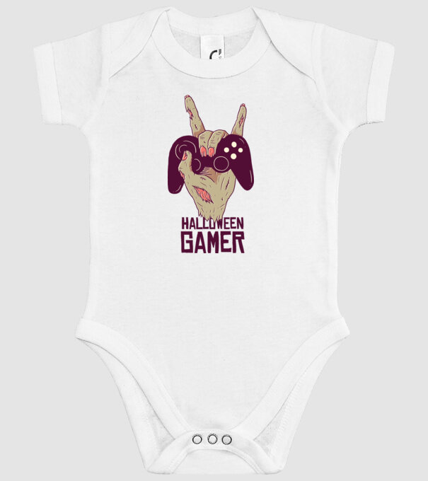 Halloween Gamer tricou Zombie model alb pe tricou