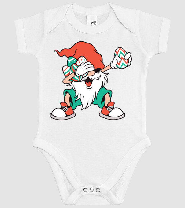 Elf de Paște DAB model alb pe tricou