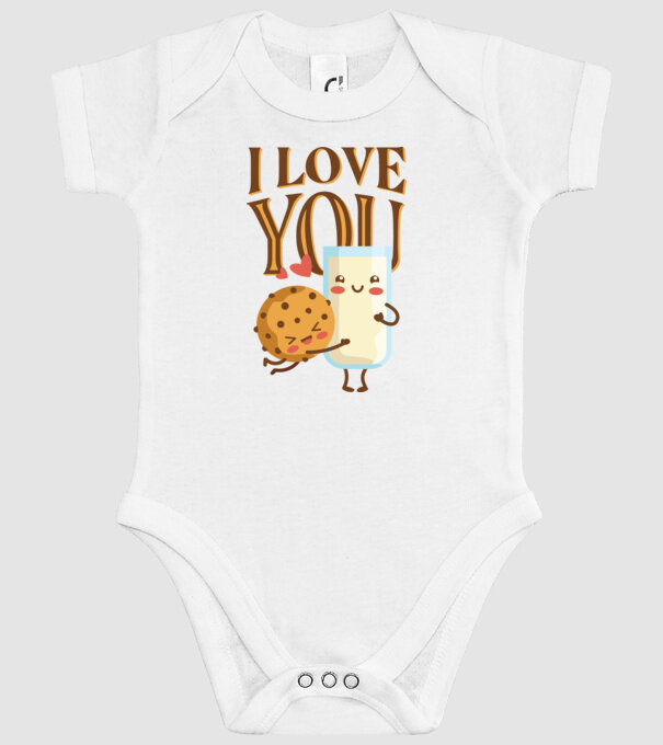 'I Love You tricou drăguț cuplu pentru Valentine''s Day' model alb pe tricou