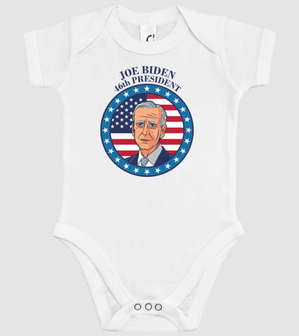 Joe Biden cel de-al 46-lea președinte al SUA model alb pe tricou