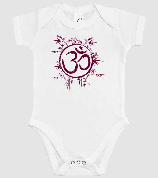 Simbol Yoga model alb pe tricou