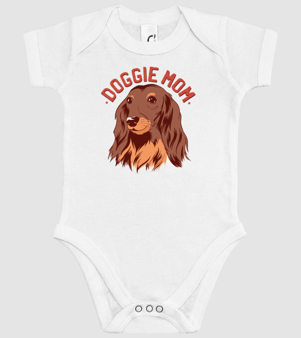 Mamă de Câine model alb pe tricou