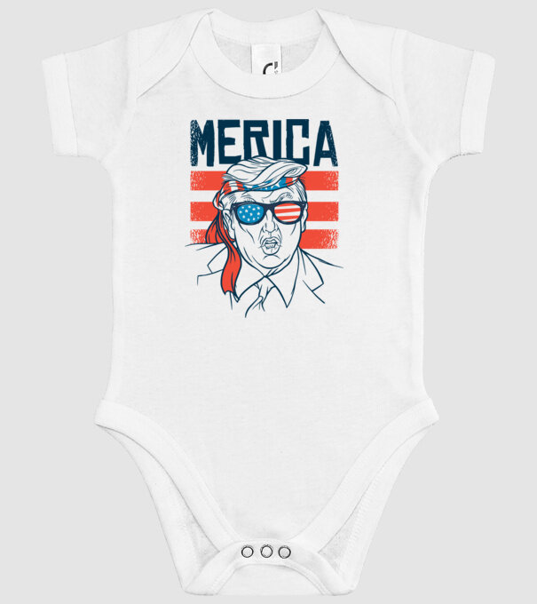 Merica Trump 2020 Usa model alb pe tricou