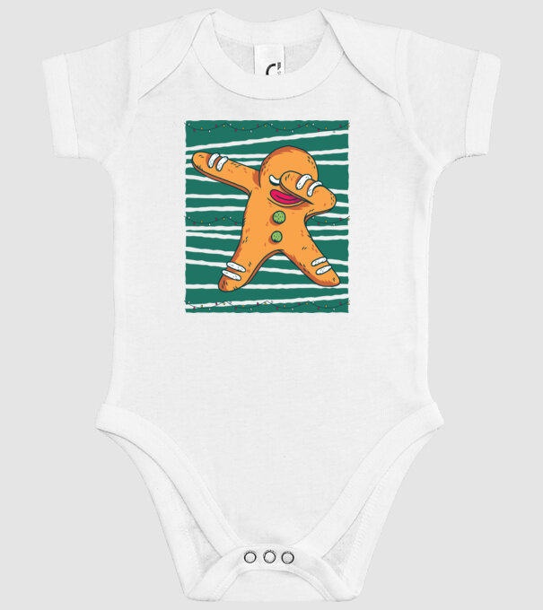Turtă dulce DAB Crăciun model alb pe tricou