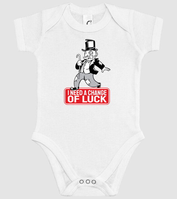 Monopoly - Am nevoie de puțin noroc model alb pe tricou