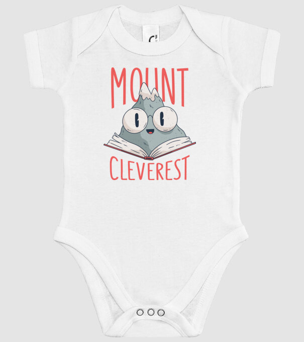 Tricou Mount Cleverest model alb pe tricou