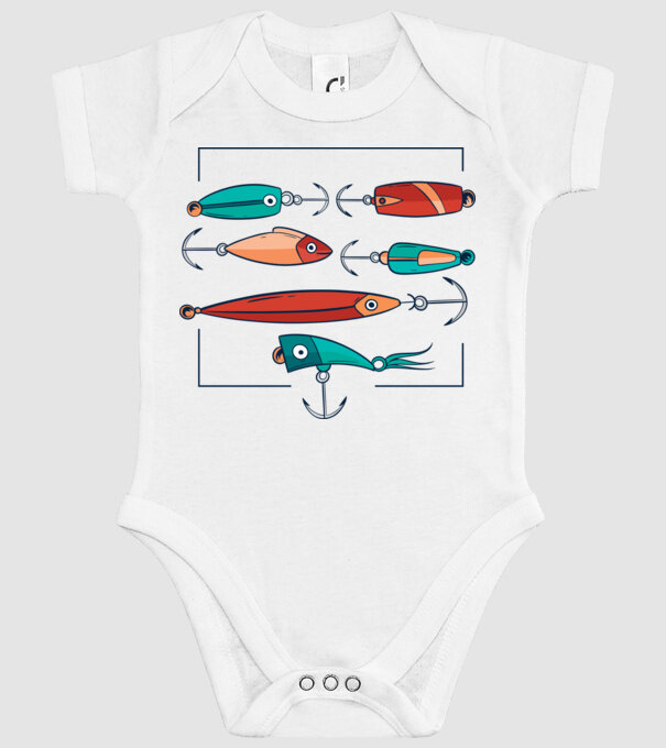 Pescuit la trena Momeli model alb pe tricou