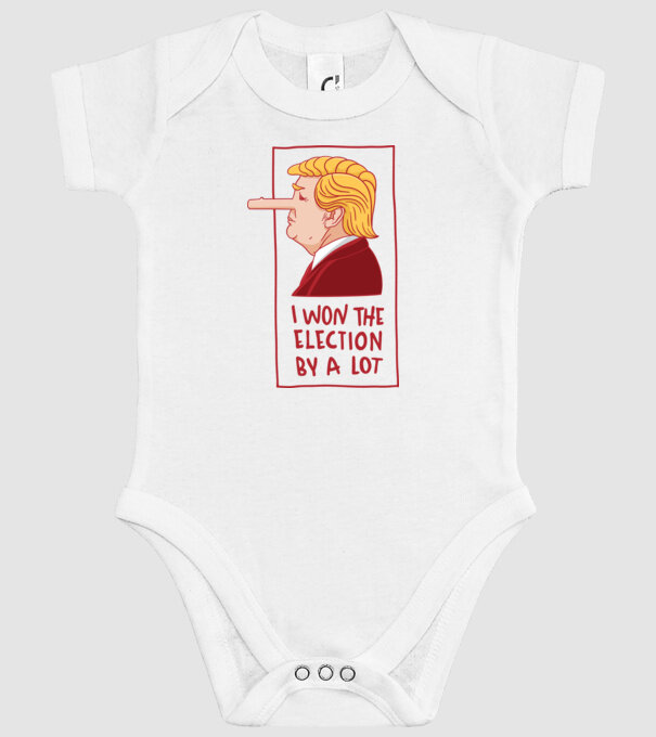 Pinocchio Trump model alb pe tricou