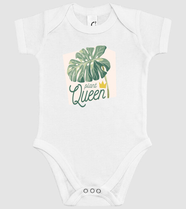 Plant Queen model alb pe tricou