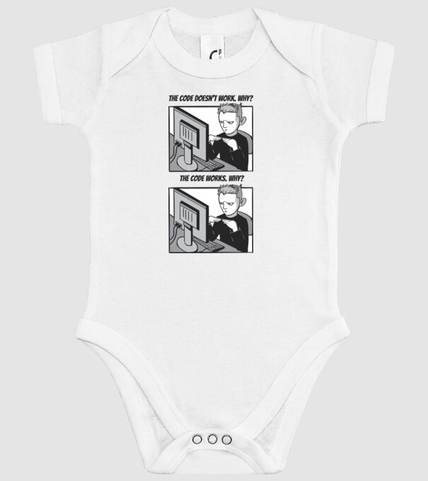 Programator Meme model alb pe tricou