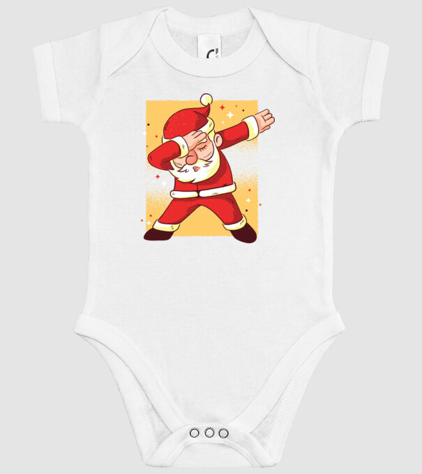 Santa DAB Moș Crăciun model alb pe tricou
