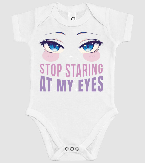 Ochi sexy Anime model alb pe tricou