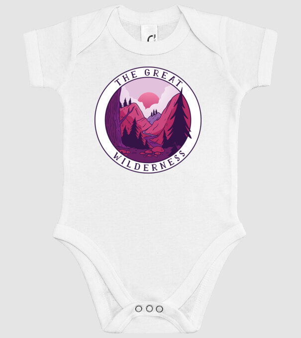 The Great Wilderness model alb pe tricou
