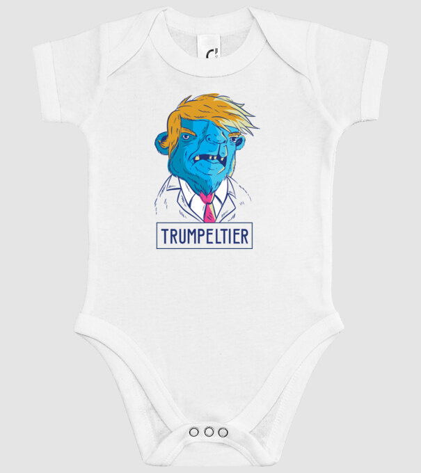 Trumpeltier monstru Trump model alb pe tricou