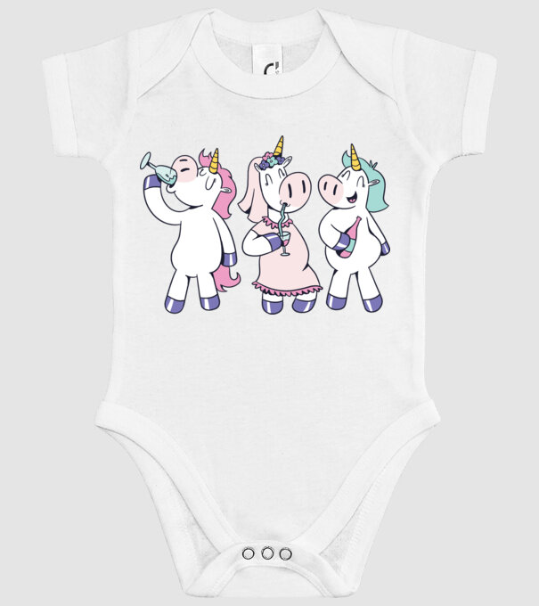 Unicorn Mireasă Petrecerea burlăcițelor model alb pe tricou