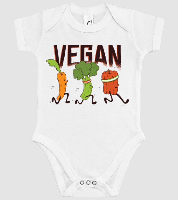 Legume vegan model alb pe tricou
